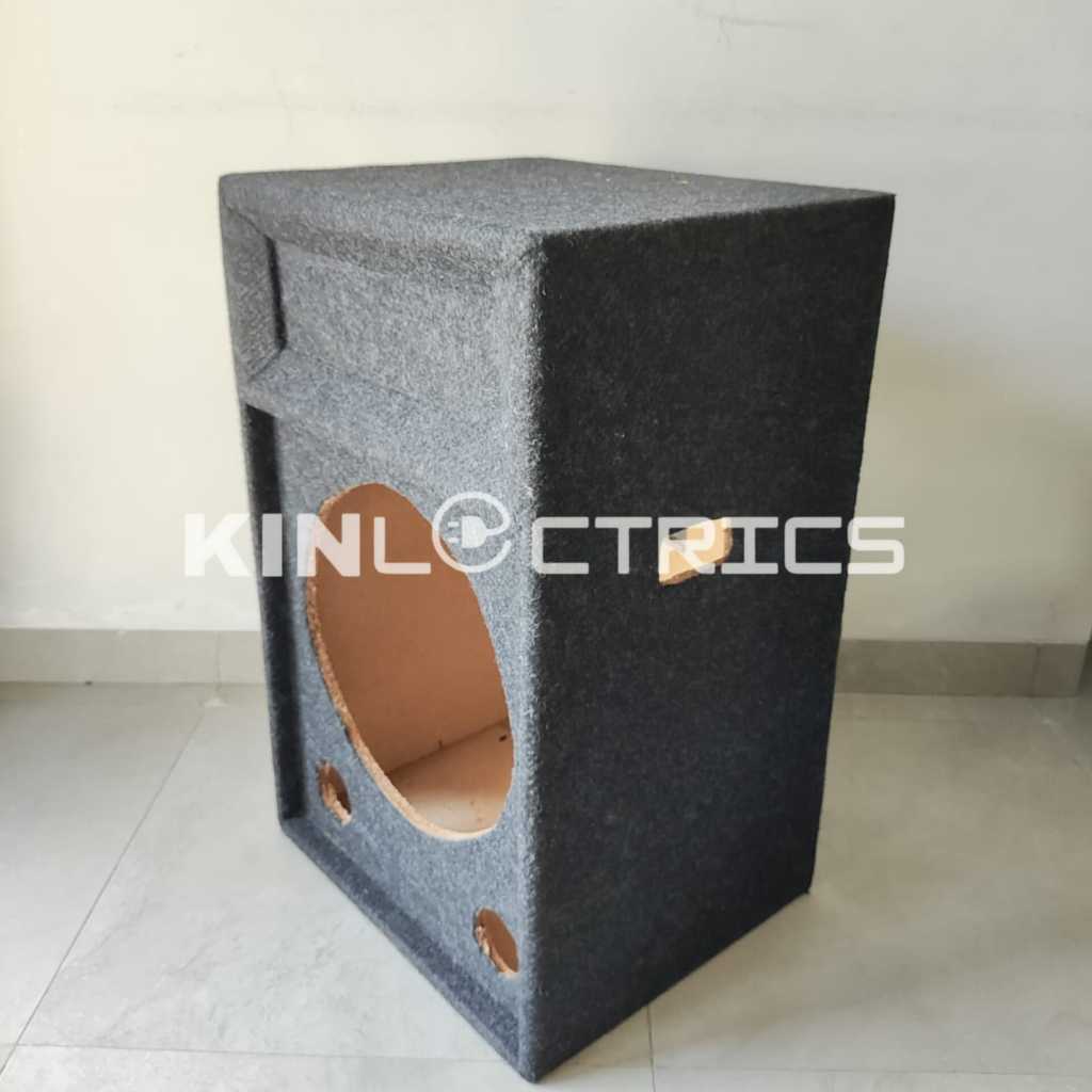 KINLECTRICS Box Speaker Subwoofer Pasif 15 Inch Karpet Hitam Box Speaker Kayu Berdiri / Standing Den