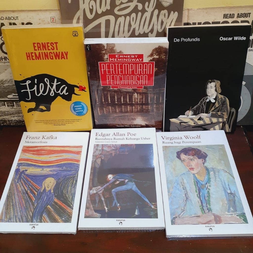 BUKU FIKSI Novel Murah (George Orwell, Fyodor, Buku Novel Klasik, Buku Novel Detektif)