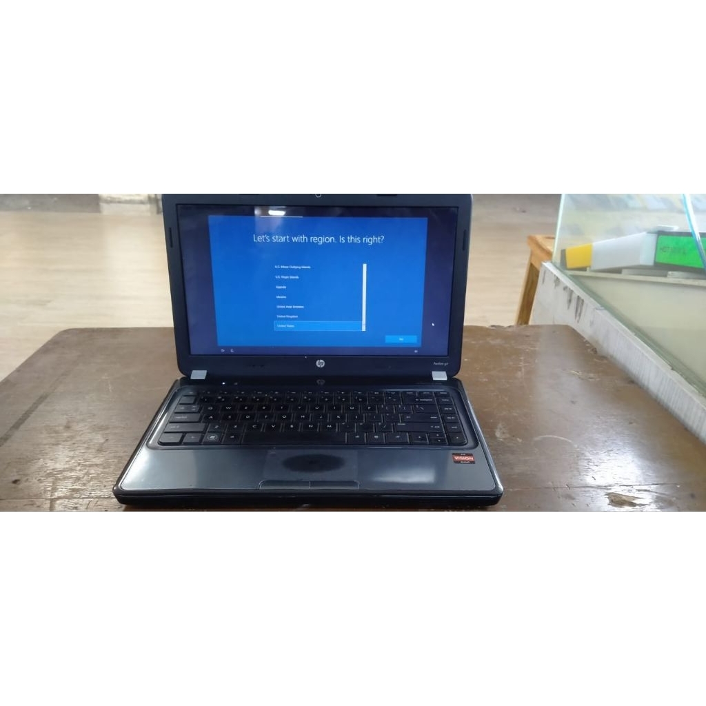 Laptop hp pavilion g4 gray second