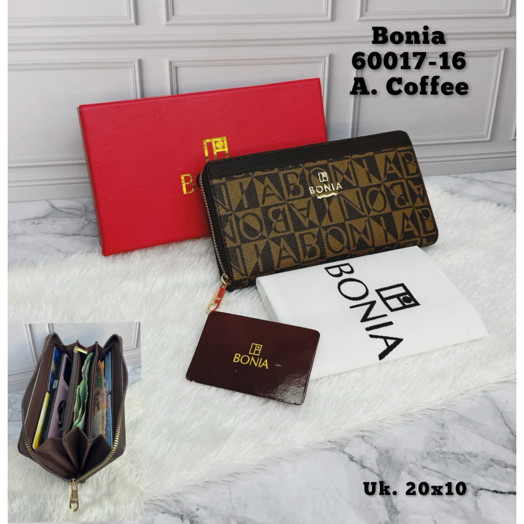 Dompet panjang wanita Dompet 1 resleting branded freebox