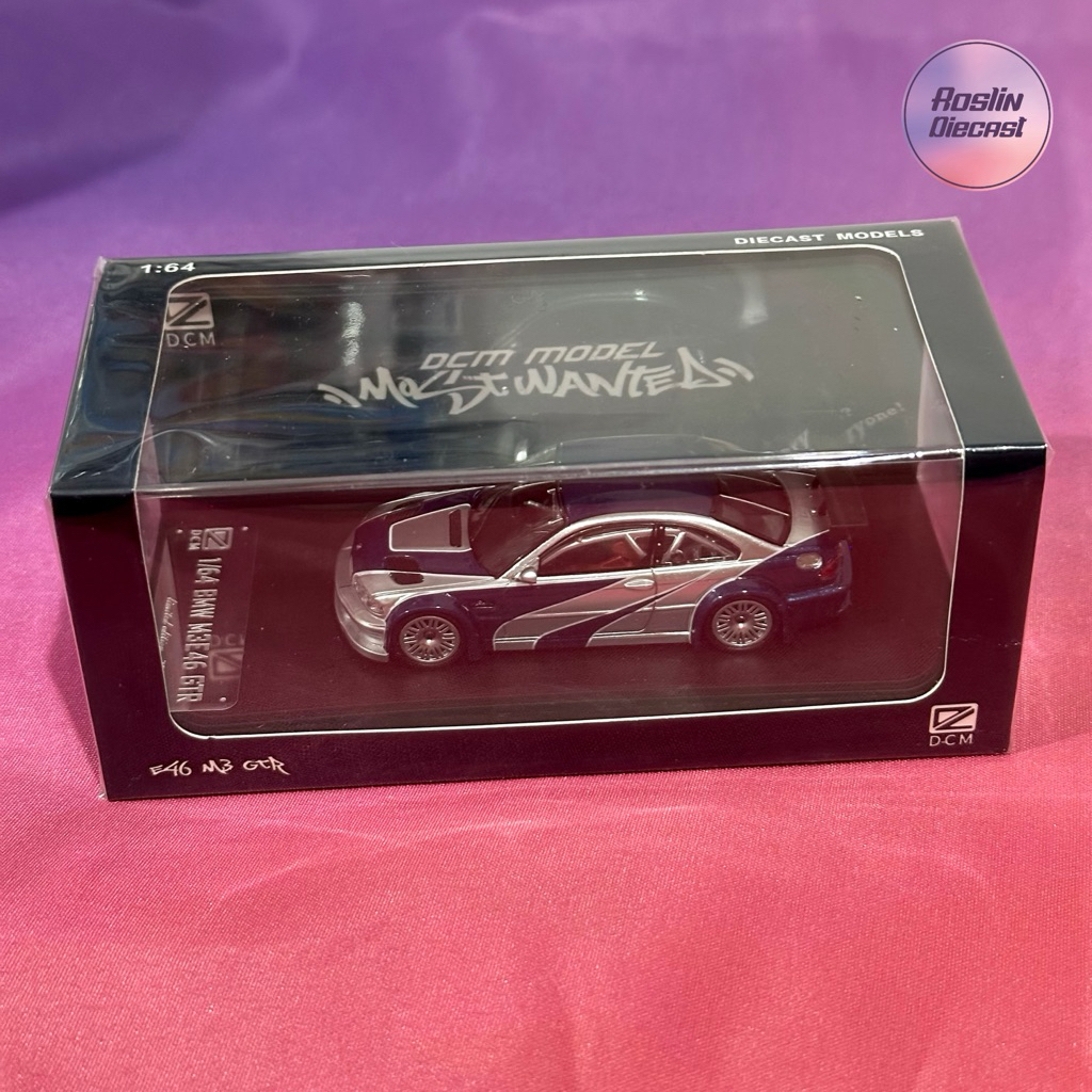 Diecast 1:64 DCM BMW M3 E46 GTR Need For Speed Most Wanted