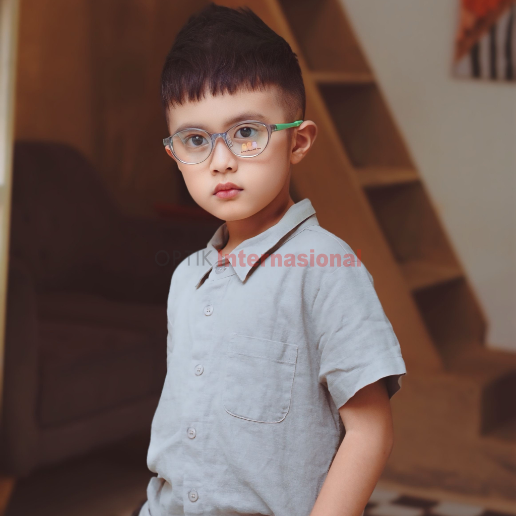 Kacamata Anak POTATO 1004 Frame TR90 Anti Patah Ukuran Kecil Free Lensa Minus Berkualitas