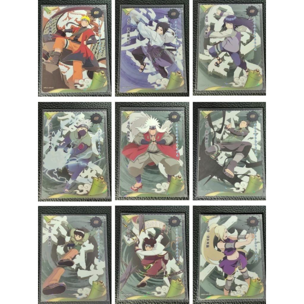 Koleksi Kartu Kayou Naruto Original NRCC-UR-001 sampai 022P – Lengkap Kartu Anime Foil Langka