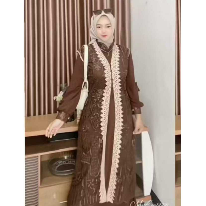 Gamis jumbo Ameera dress burgundy Gamis Ceruti premium Gamis Brukat Premium Gamis Burgundy Gamis tre
