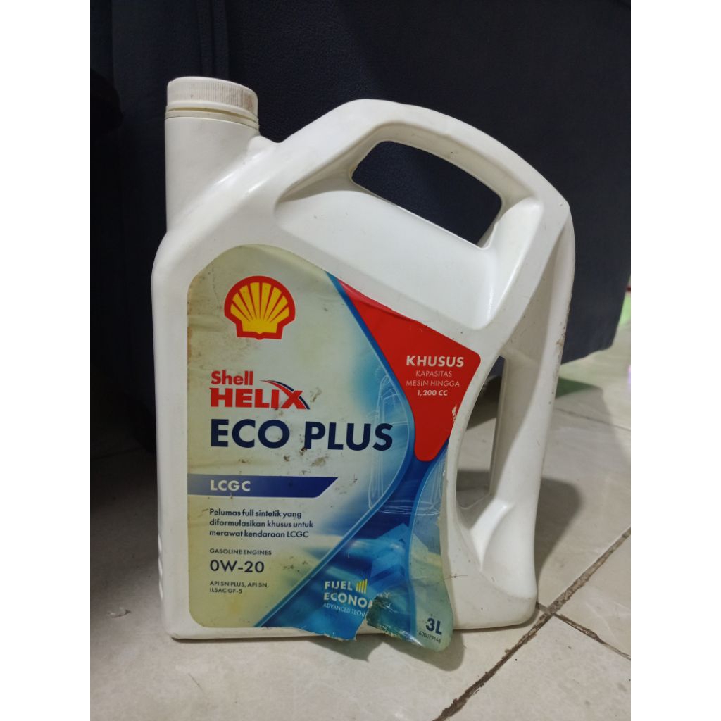 Shell Helix Eco Plus OW-20 isi 3L