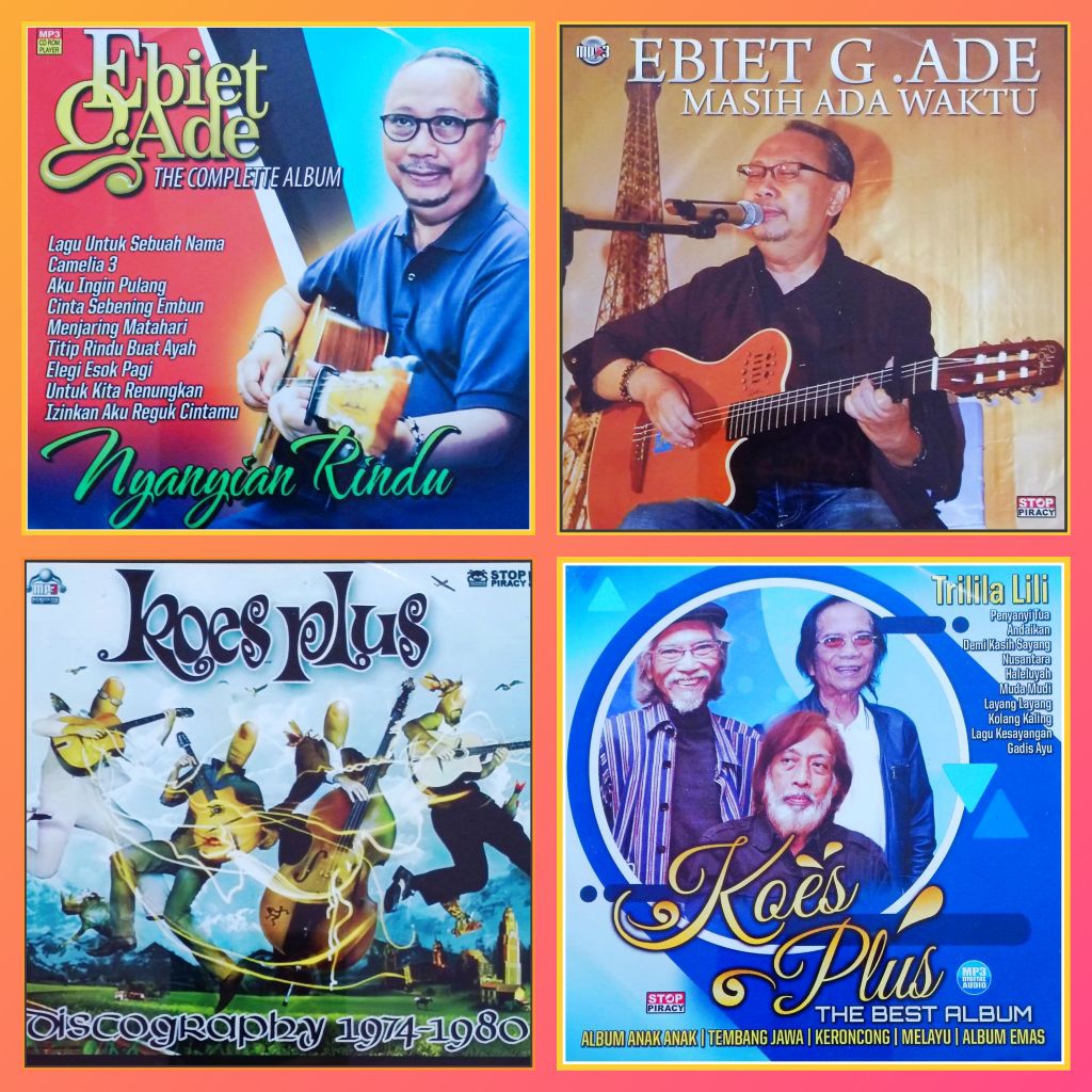 Kaset MP3 Audio Lagu Pop Kenangan EBIET G ADE - KOES PLUS Album Nostalgia Pilihan Terviral