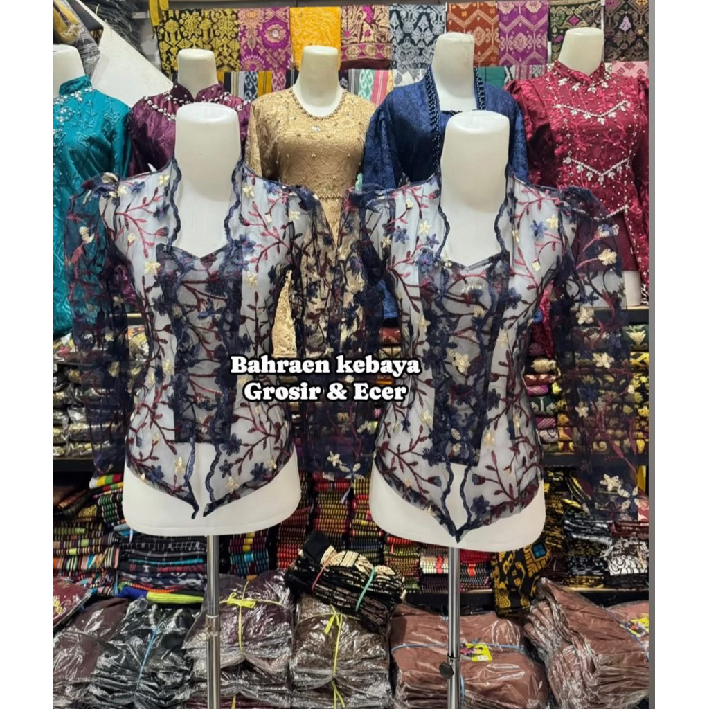 kebaya tile viral lengan panjang dan bagian bahu puff kebaya nyongkol