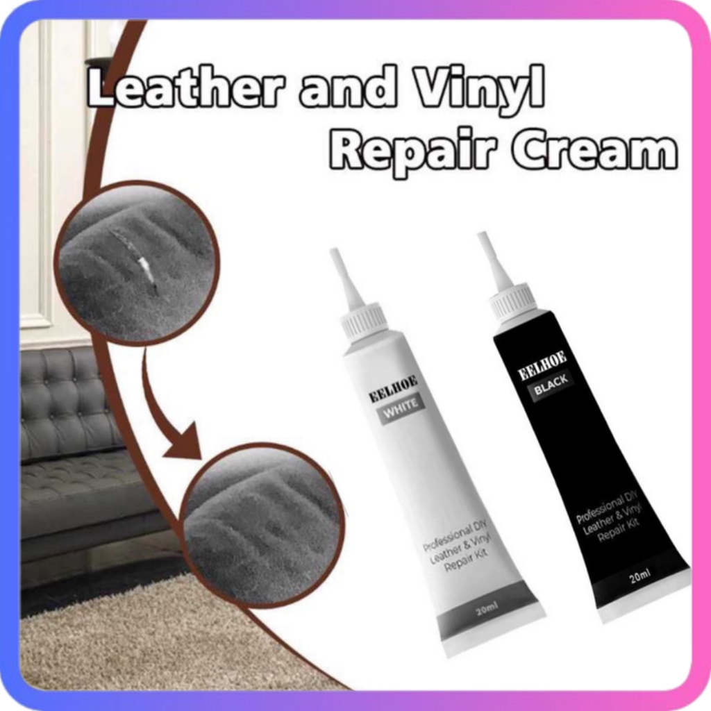 Krim Dempul Filler Repair Magic Penghitam Jok Sofa Kulit Mobil Retak Leather Krim Dempul Filler
