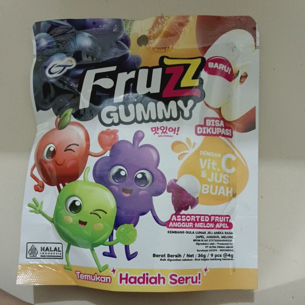 fruzz gummy 36 gr