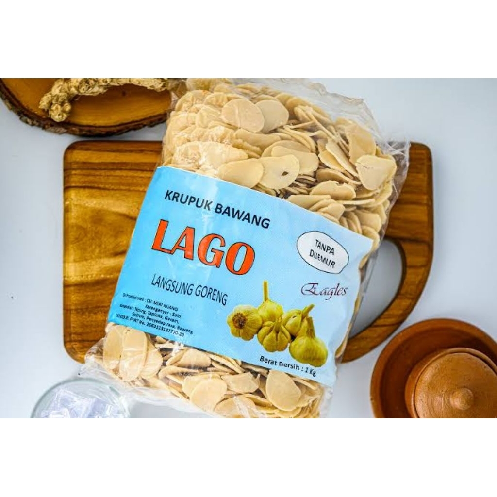 krupuk bawang lago 250 gr