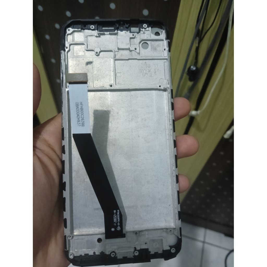 Lcd Xiaomi Redmi Note 9 Ori copotan + frame ,minus garis,sentuh normal