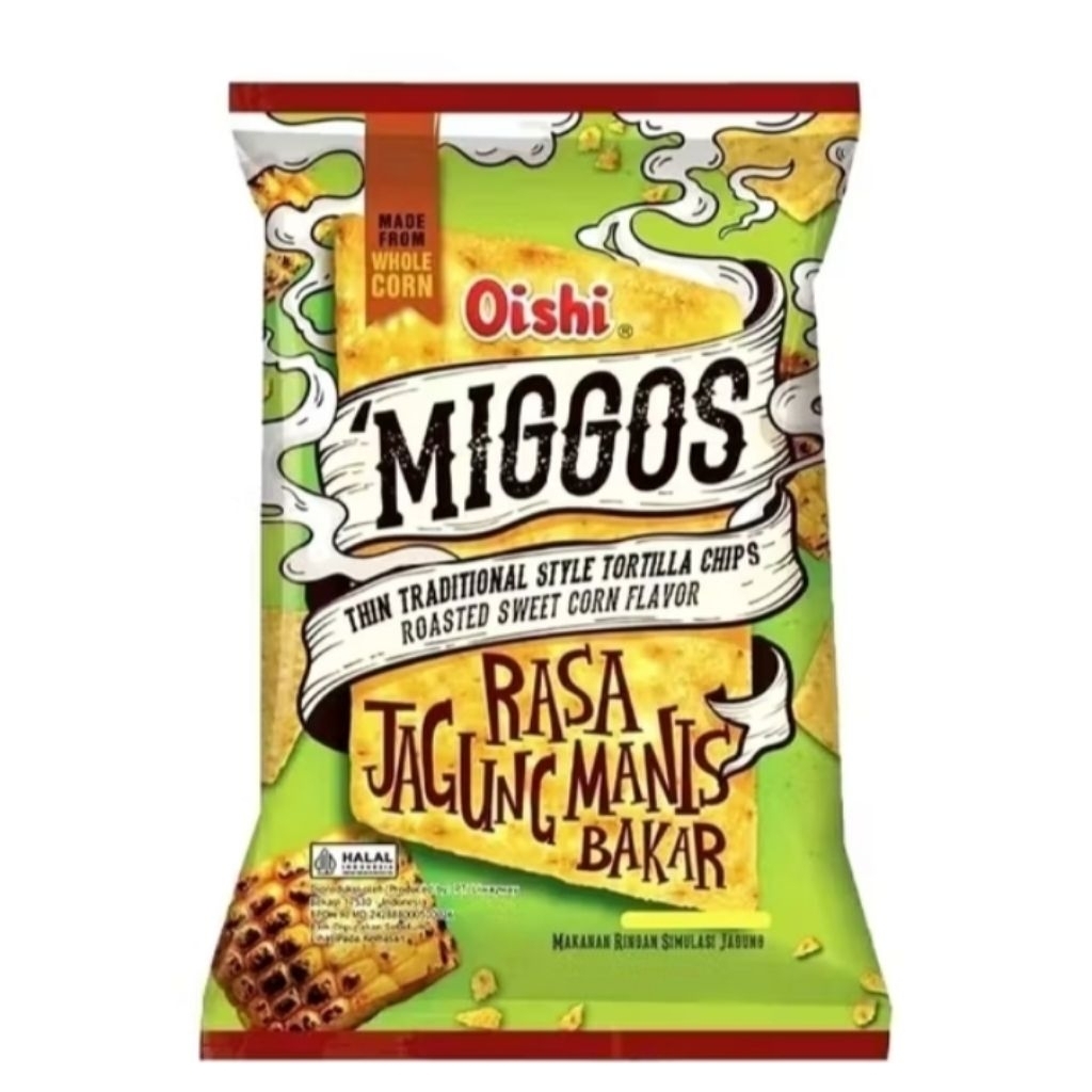 Oishi Miggos rasa jagung bakar. Termurah