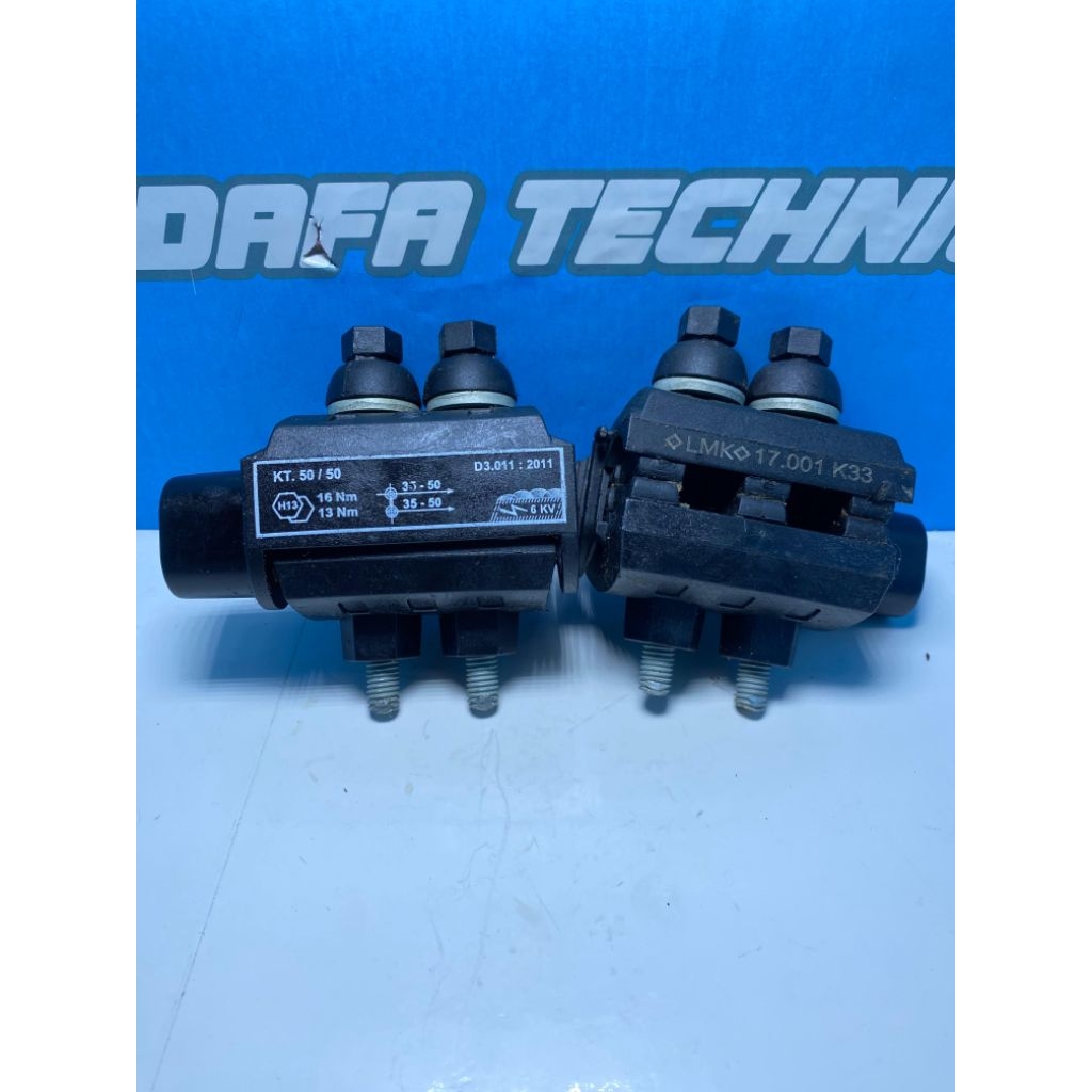 Tap Konektor Kabel Listrik PLN Hitam Kedap Air