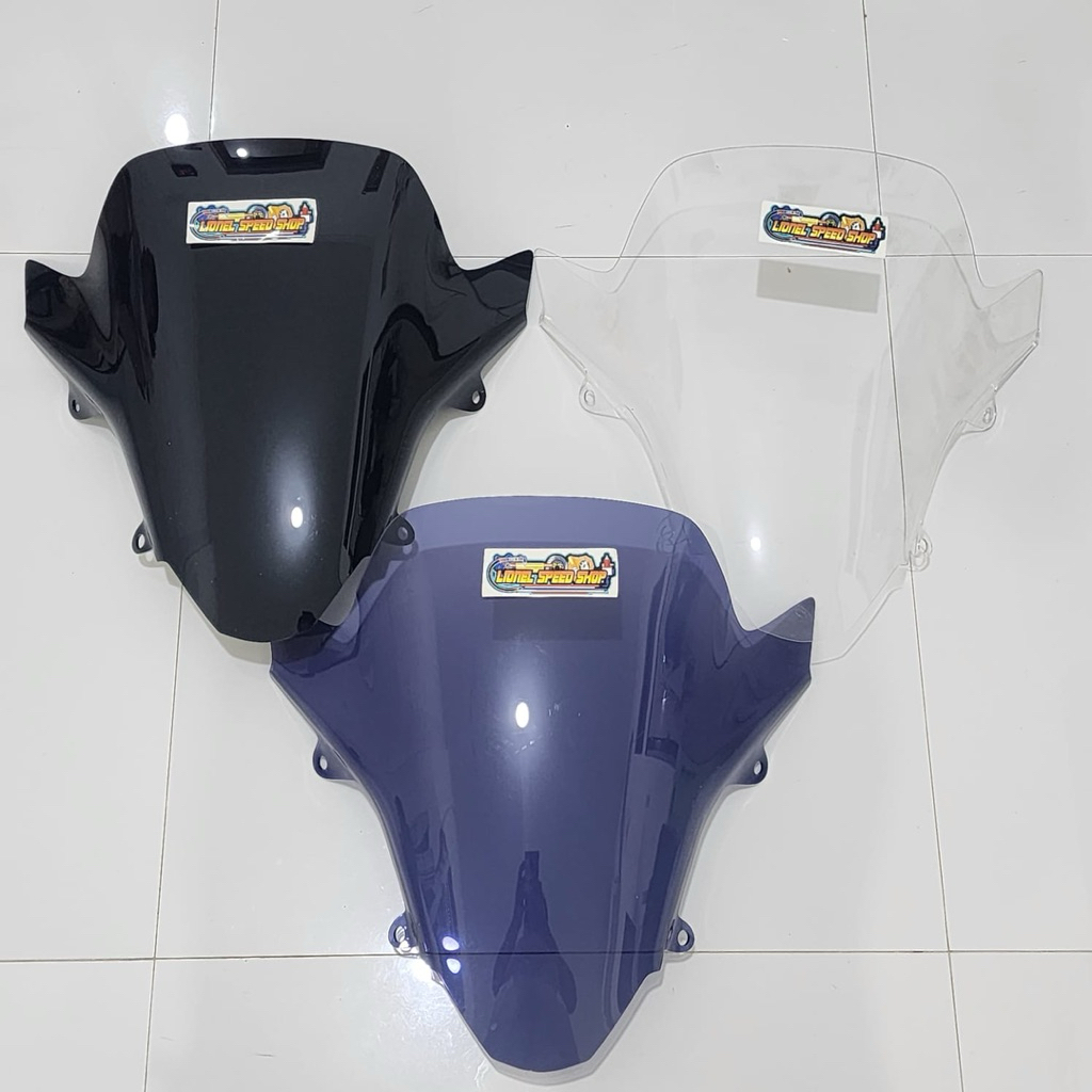 Visor windshield pcx 160 kualitas no 1 tebal hitam riben bening