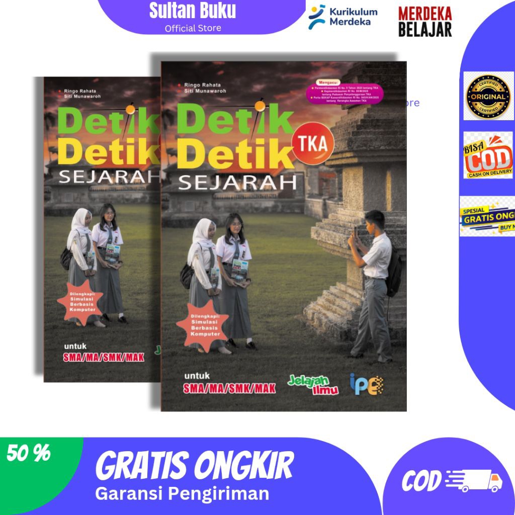 Buku Detik-Detik Tka Sejarah Sma - Detik Detik Mapel Sejarah Untuk Sma/Smk/Ma