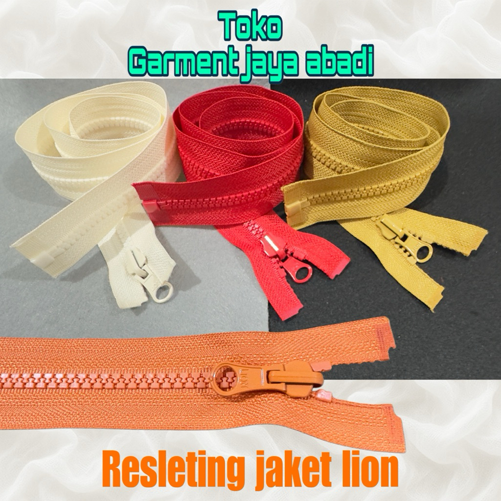 resleting jaket lion 70cm /lusin