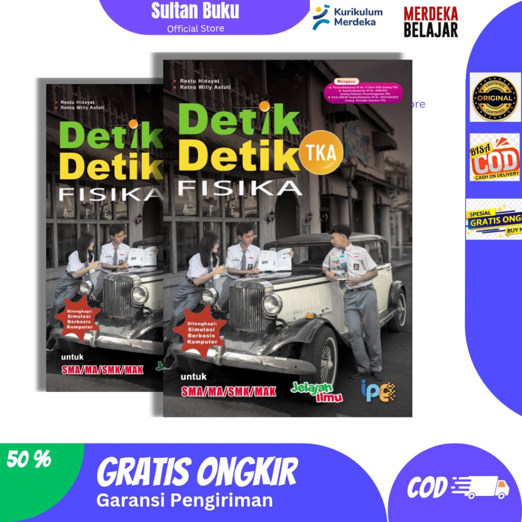 Buku Detik-Detik Tka Fisika Sma - Detik Detik Mapel Fisika Untuk Sma/Smk/Ma