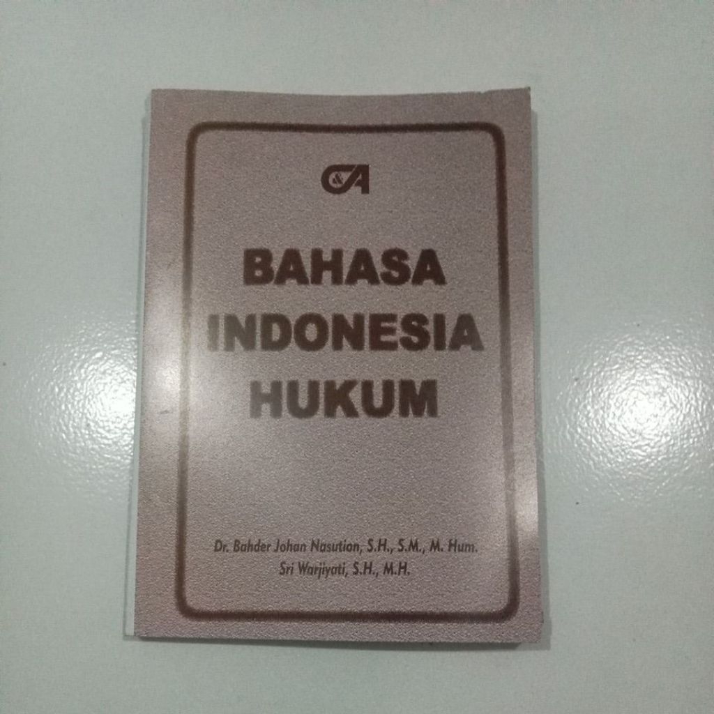 bahasa Indonesia hukum