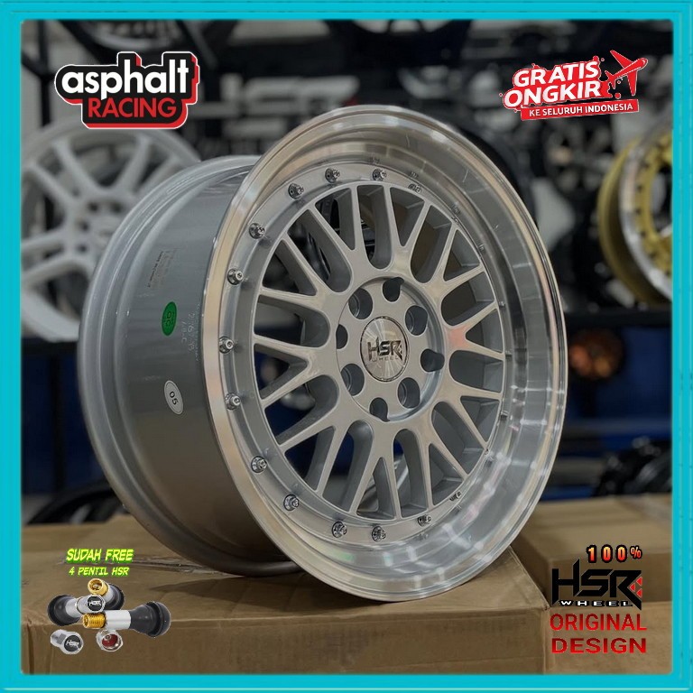 Velg Mobil Celong Ring 16 Hsr Lemans Lebar 7,5/8,5 Untuk Jazz Yaris Swift Baleno Mirage Avanza R16