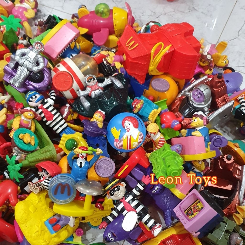 Mainan Happy Meal Maskot Mcd Jadul Kiloan Vintage Edisi Terbatas Tahun Lama 1980-2000an Mcdonalds Ma