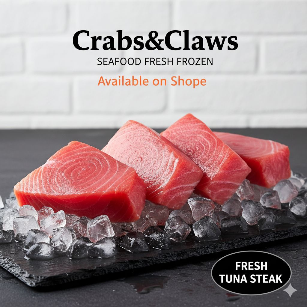 Tuna Steak Sashimi Grade 500gr | Tuna Steik Beku Siap Masak