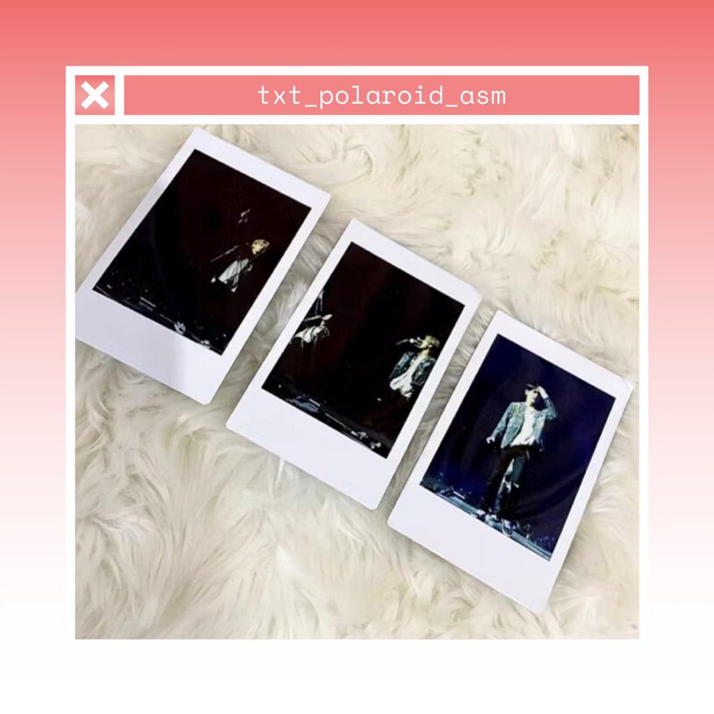 cetak polaroid konser asli txt act sweet mirage | custom polaroid bts txt