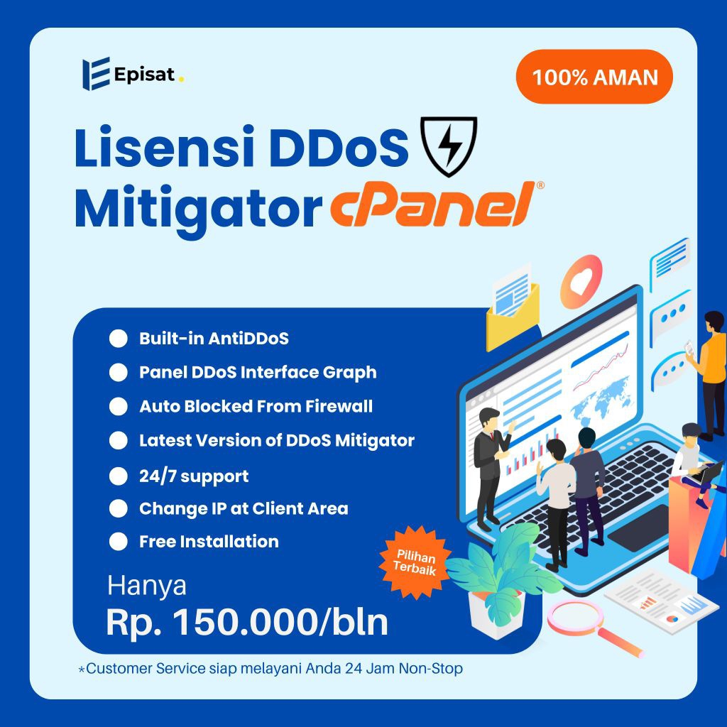Lisensi DDoS Mitigator cPanel | Episat