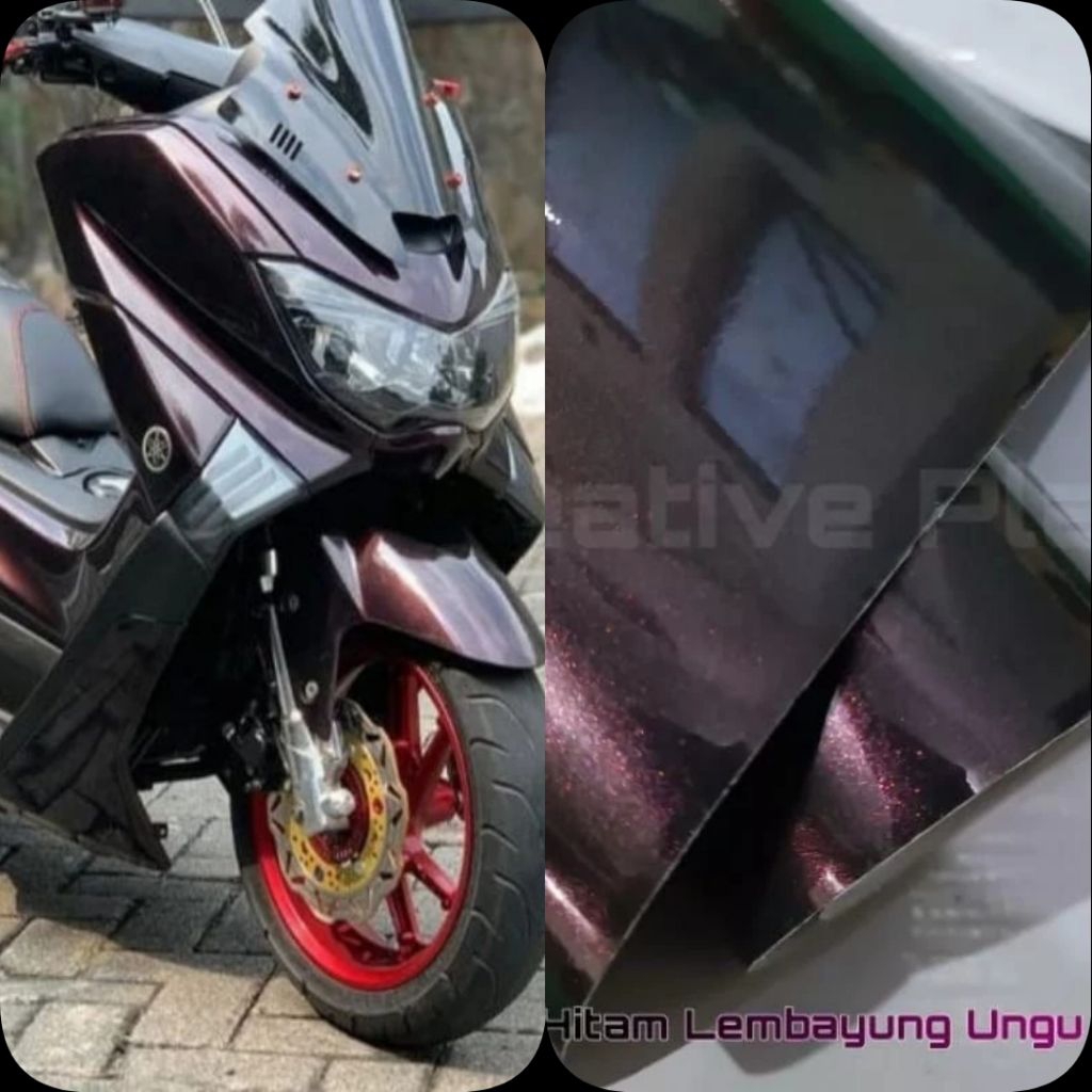 sticker skotlet hitam lembayung ungu skotlet biru lembayung ungu skotlet motor