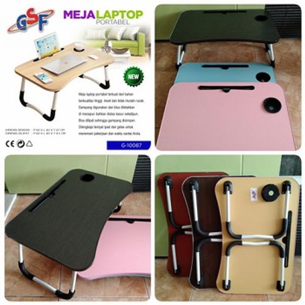 Meja Laptop Polos GSF 10087/1087 @10pc