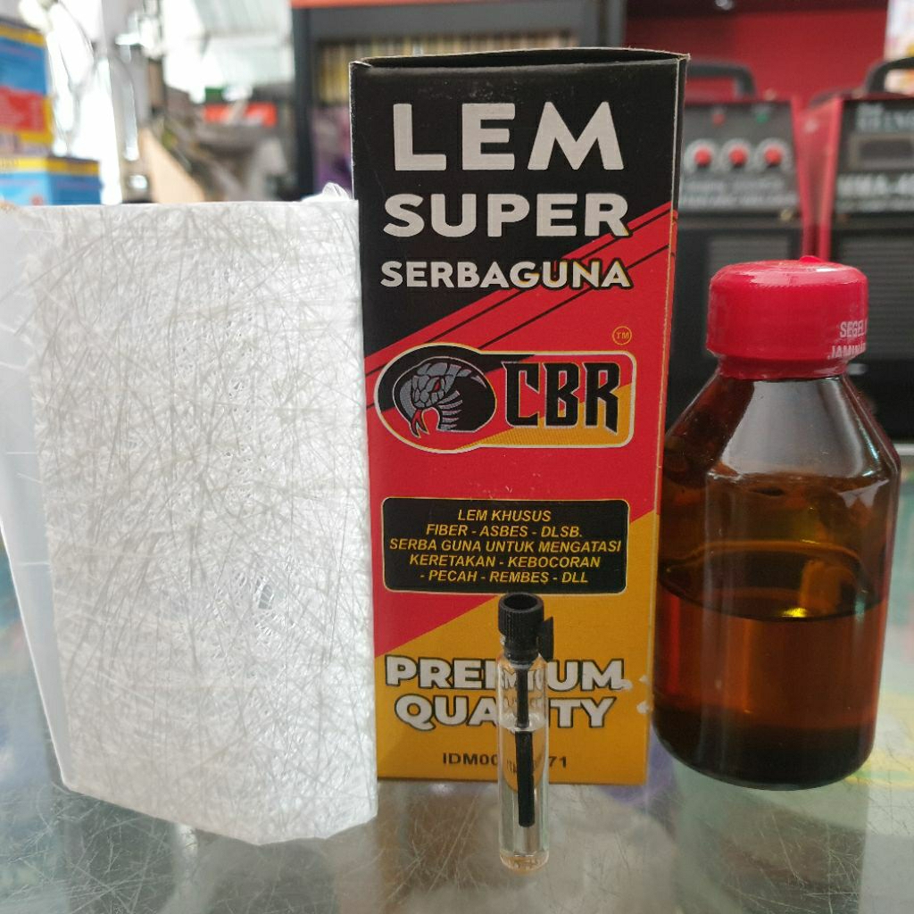CBR Lem Fiberglass Lem Asbes, Tandon, Dsb.