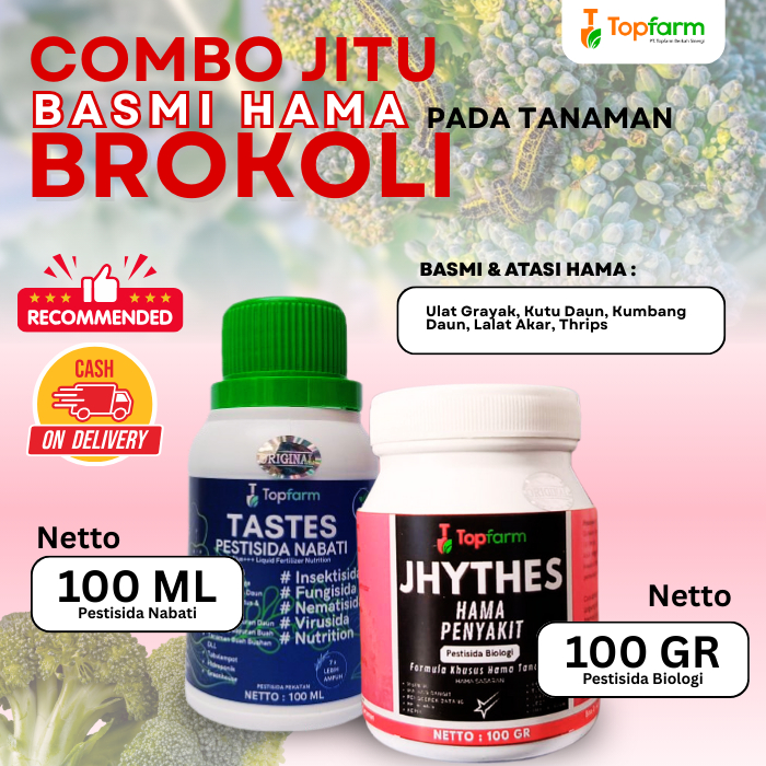 Insektisida Tanaman Brokoli / Obat Hama Tanaman Brokoli / Insektisida Pembasmi Hama Tanaman Brokoli 