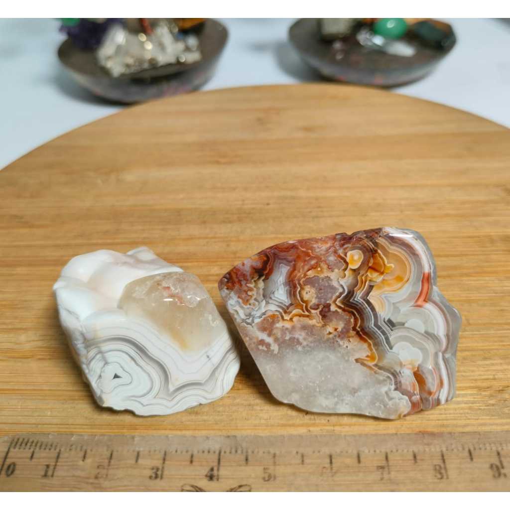 Batu Mexico Agate pattern polished rough Natural (5)