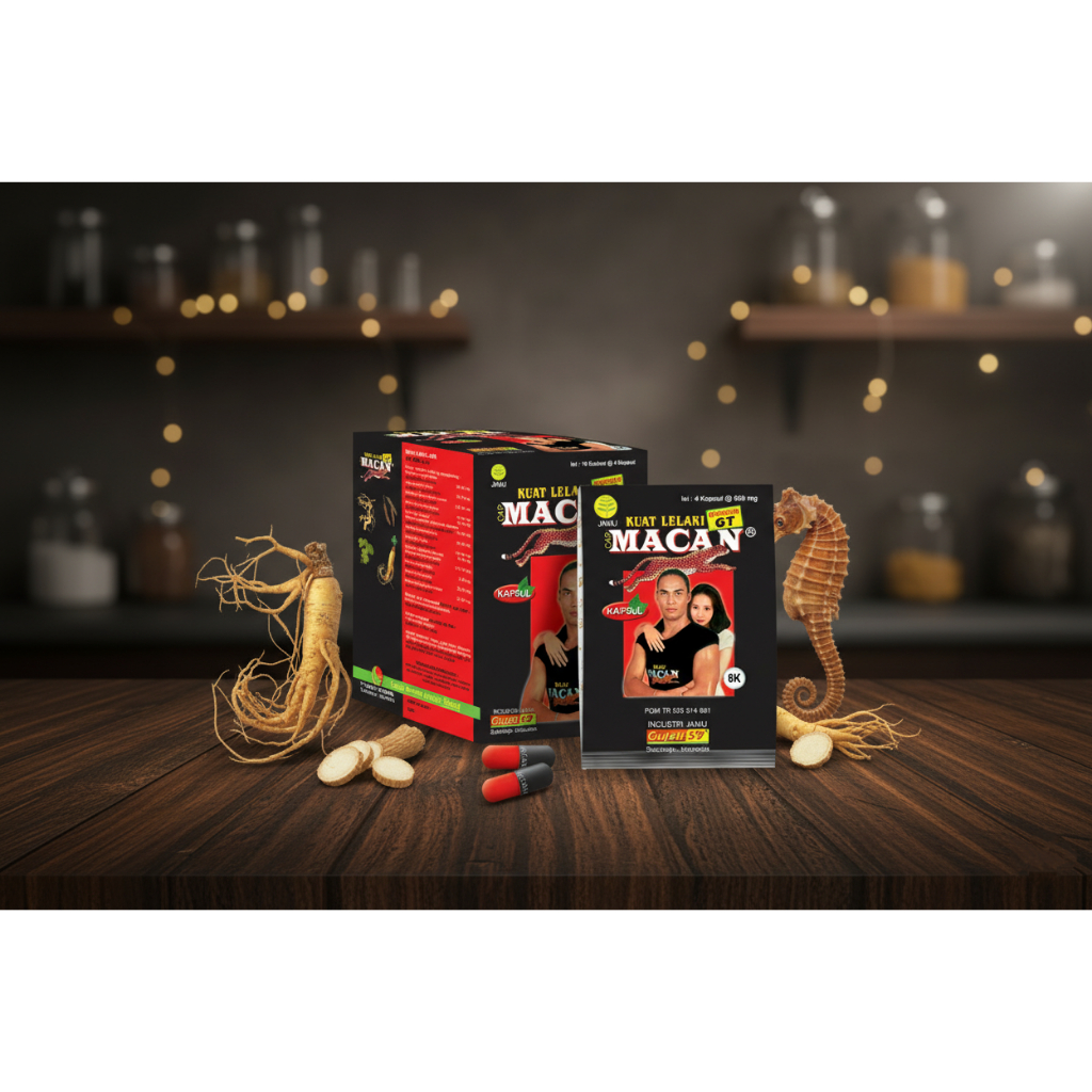 Gujati 59 Macan Kapsul Untuk Stamina Pria Agar Tidak Gampang Loyo
