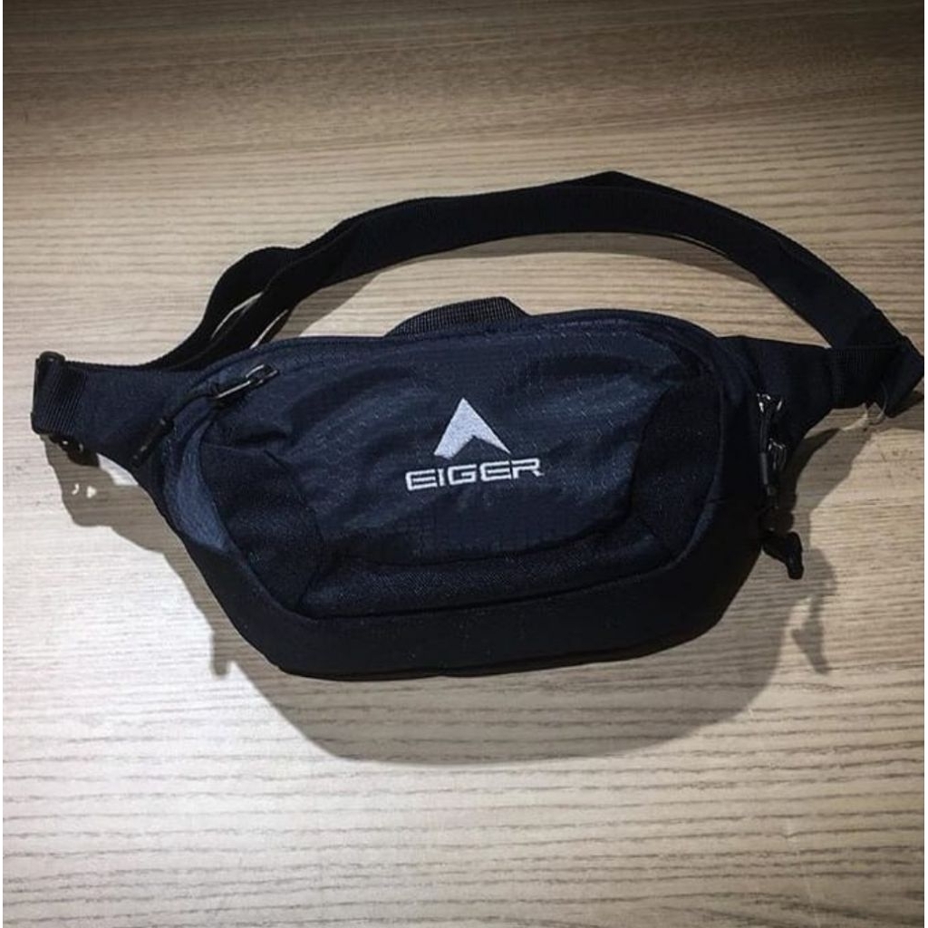 WAISTBAG EIGER CERVUS - BLACK (NEW SEGEL FULLTAG)