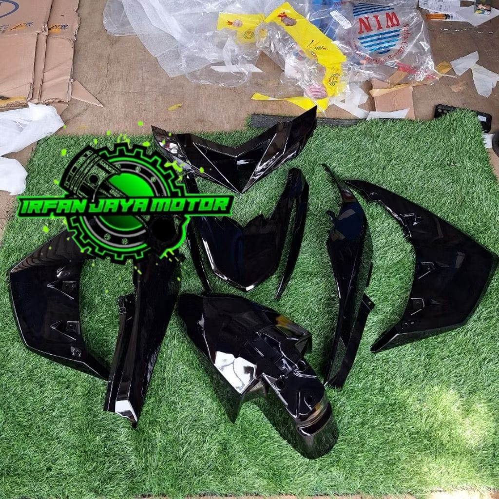 full body halus mio m3 warna hitam glossy cover full body halus mio m3