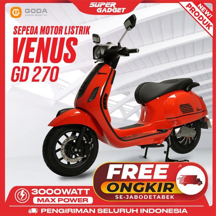 Goda 270 Venus Motor Listrik 72V 20Ah 80Km/h