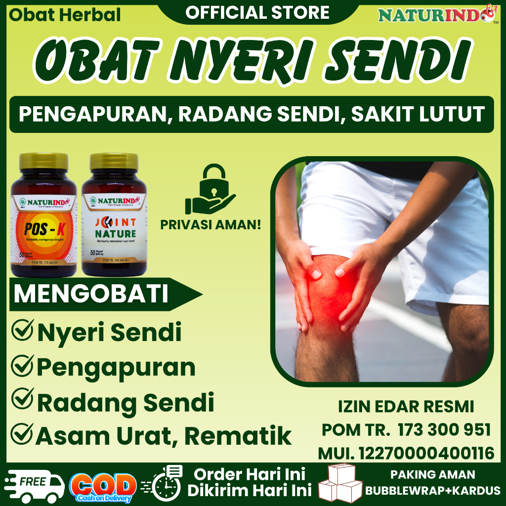 Obat Nyeri Sendi Pengapuran Radang Sendi Joint Nature Naturindo