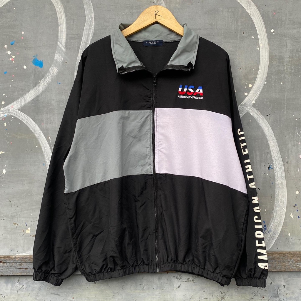 3tone USA Vintage ColorBlock Jacket