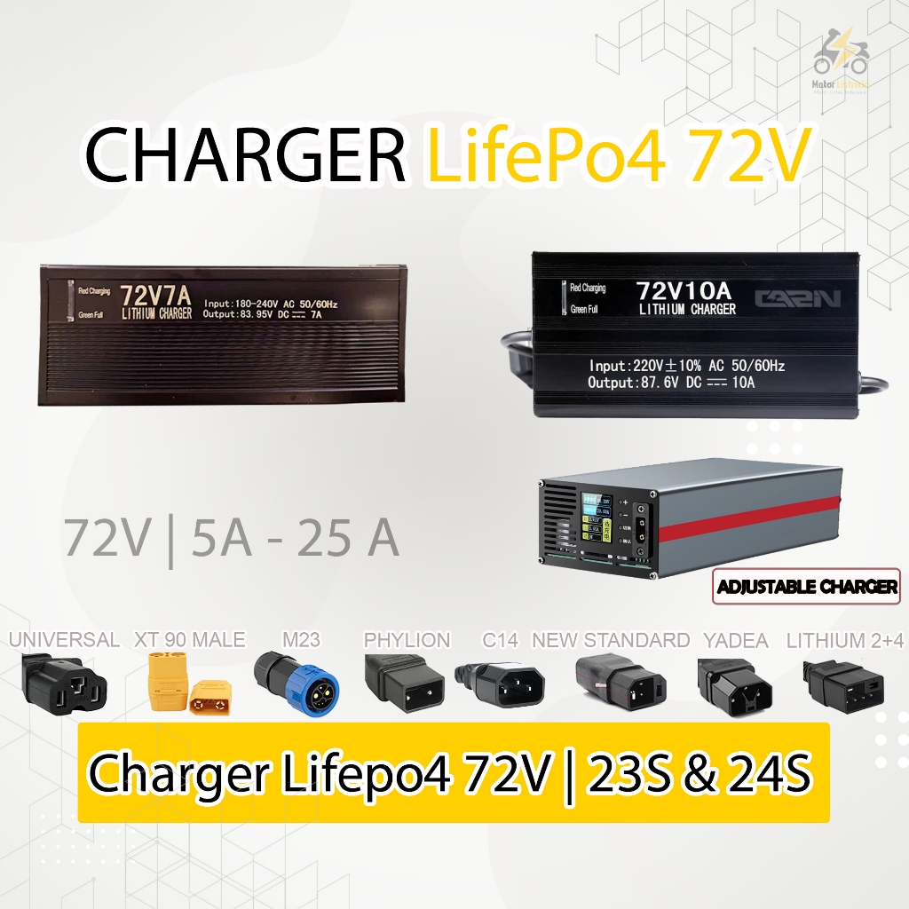 Charger Lifepo4 72V