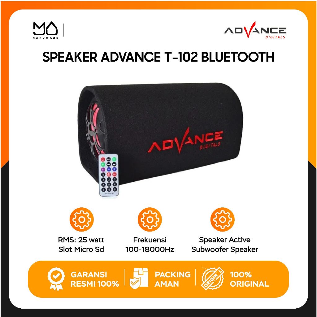 Speaker Advance T-102/Bluetooth - Garansi Resmi