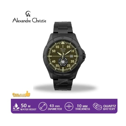 Jam Tangan Man Alexandre Christie AC 6537 ME BIPGN AC6537 MEBIPGN | Arlojo Pria