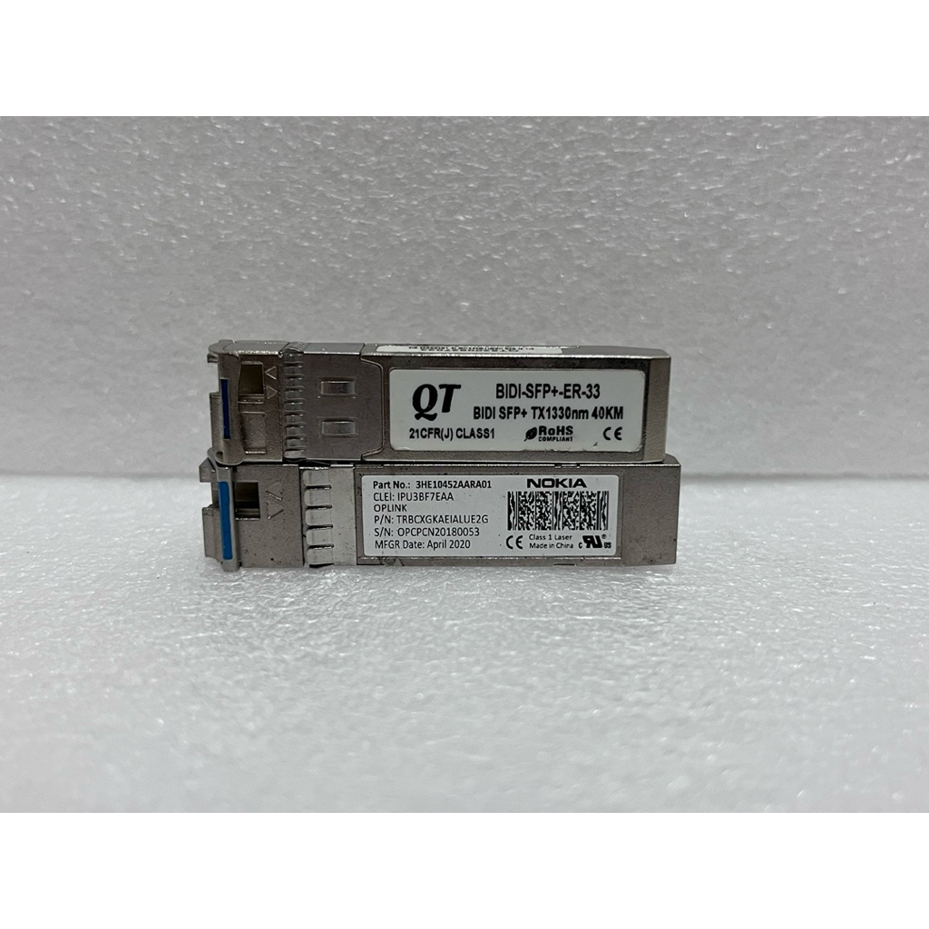 SFP BIDI 10G 40km Sepasang LC SFP+ BIDI 10G ER