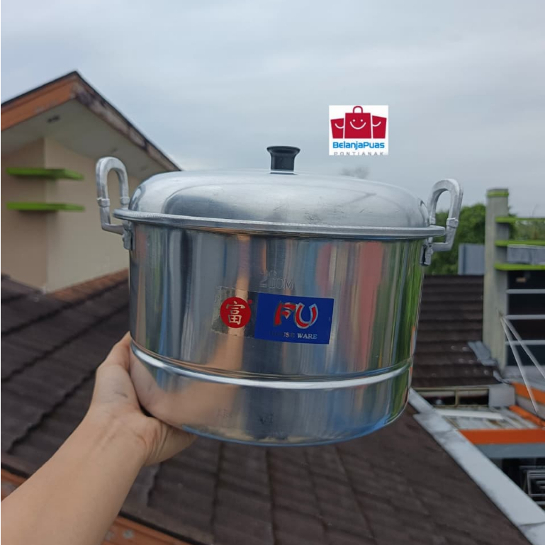 Dandang Aluminium FU / Dandang FU 26 / Kukusan/Panci Kukus /Dandang OK