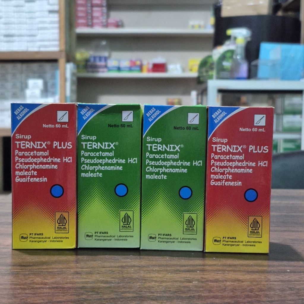 TERNIX & TERNIX PLUS (Sirup Batuk & Flu pada anak)