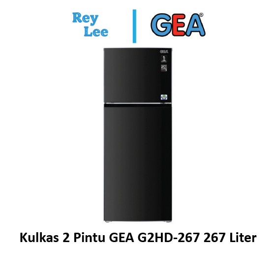 Kulkas 2 Pintu GEA G2HD-267 267 Liter