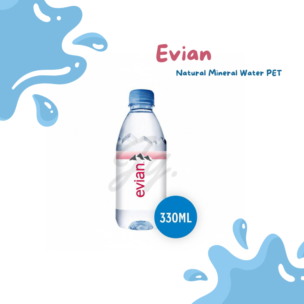 Evian Natural Mineral Water PET 330ml