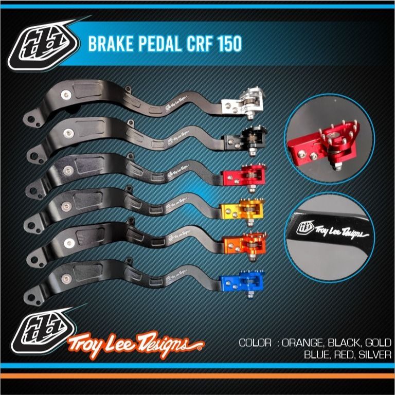 Tuas Rem Brake Pedal Pijakan Rem Kaki CRF 150 TLD