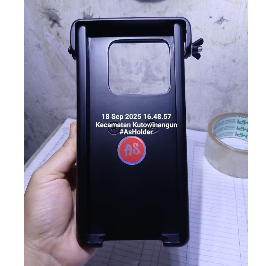 Holder Hp motor,AsHolder Tutup lubang camera sofecase tipis