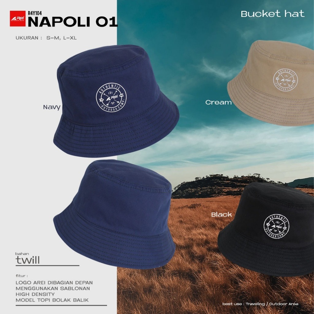 Topi Napoli 01 Bucket Arei Outdoorgear