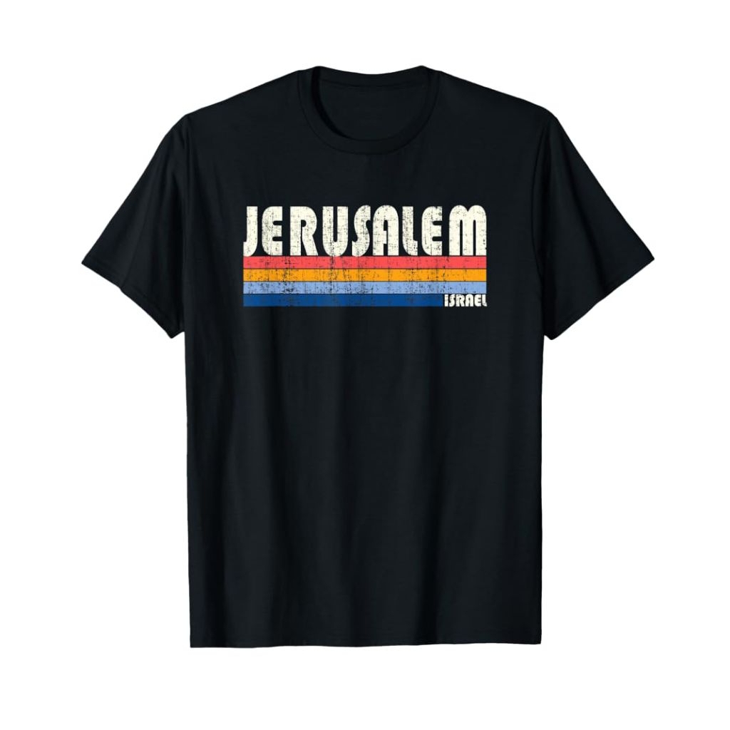Kaos Oleh-Oleh Jerusalem Israel Holly land Baju Jerusalem Israel-baju Rohani Kristen Katolik Bacth1